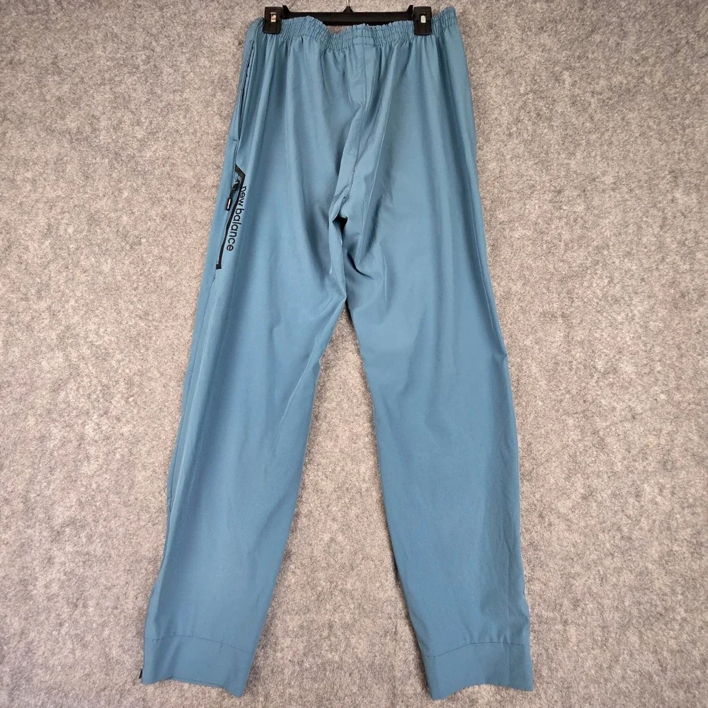 New Balance Track Pants Mens XL Blue Athletic Training Ankle Zip Pockets - Picture 2 of 12